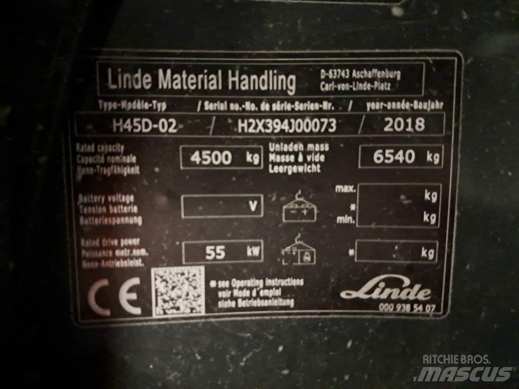 Linde H45D-02 شاحنات الديزل