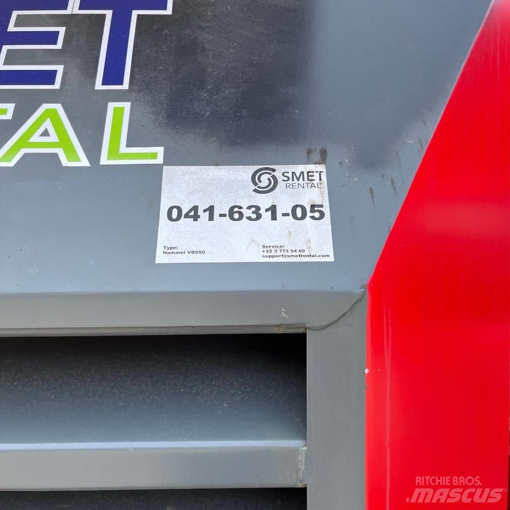 Hammel VB 950 DK آلات تمزيق المخلفات