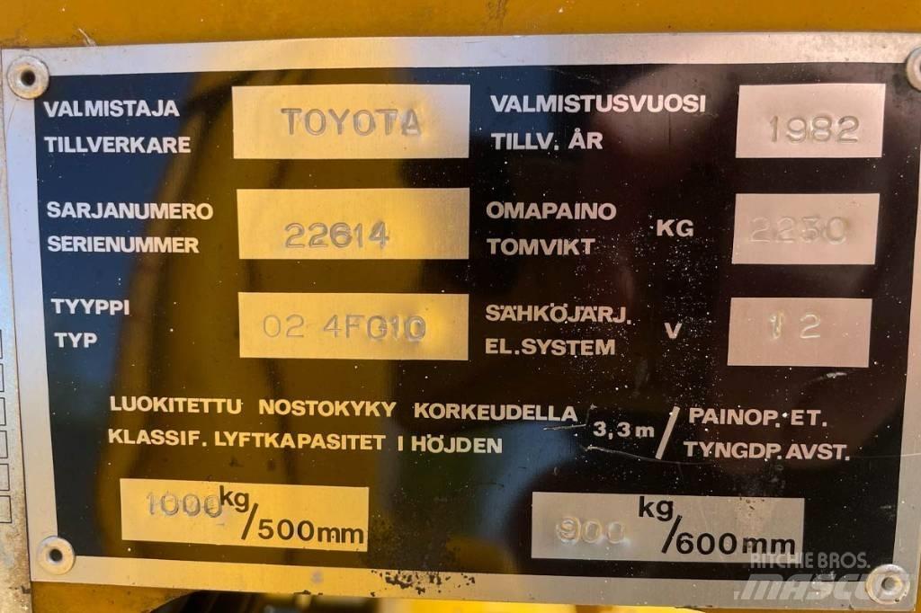 Toyota 02-4FG10 شاحنات LPG