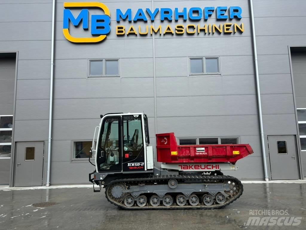 Takeuchi TCR50-2 عربات نقل قلابة مجنزرة