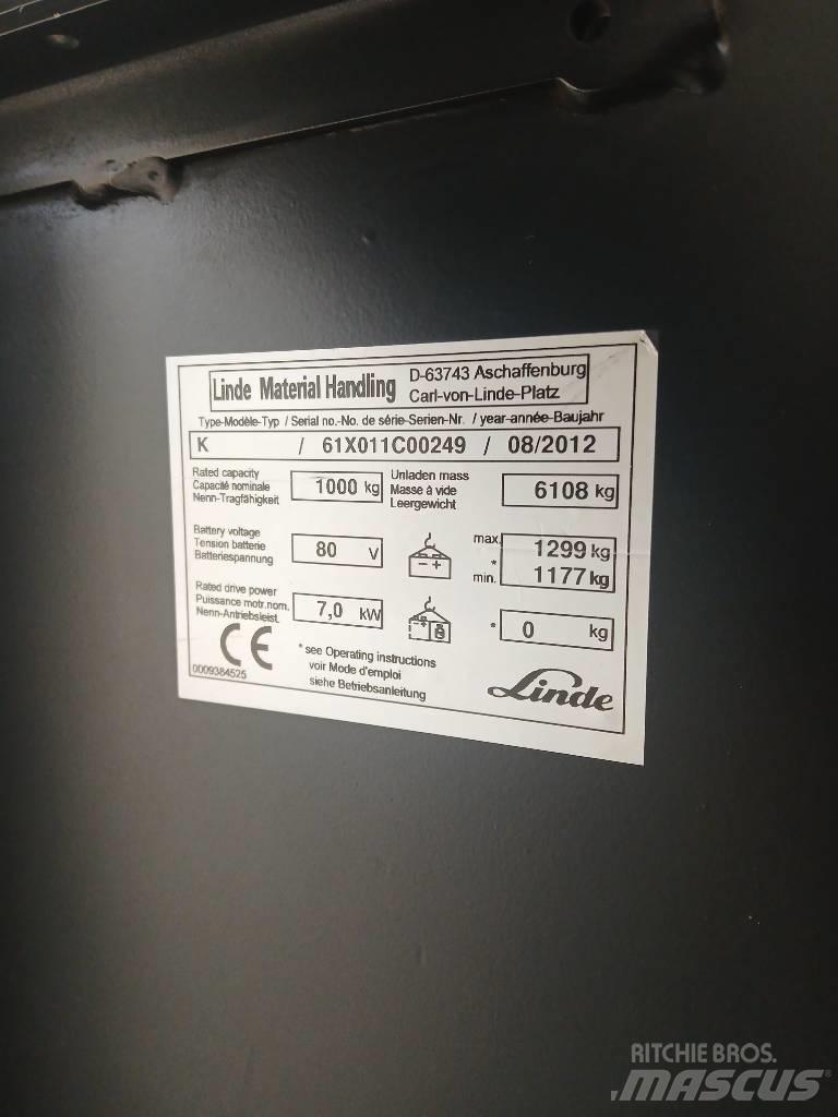 Linde K 10 معدات الرفع عالي المستوى