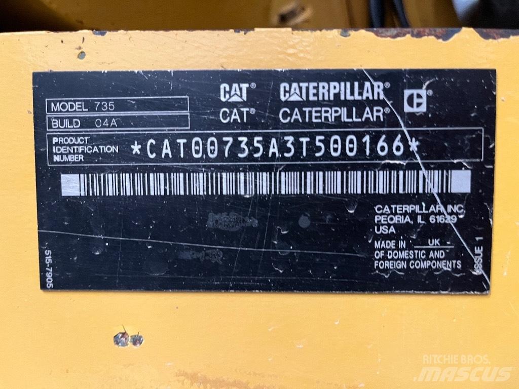 CAT 735 ساحبات مفصلية