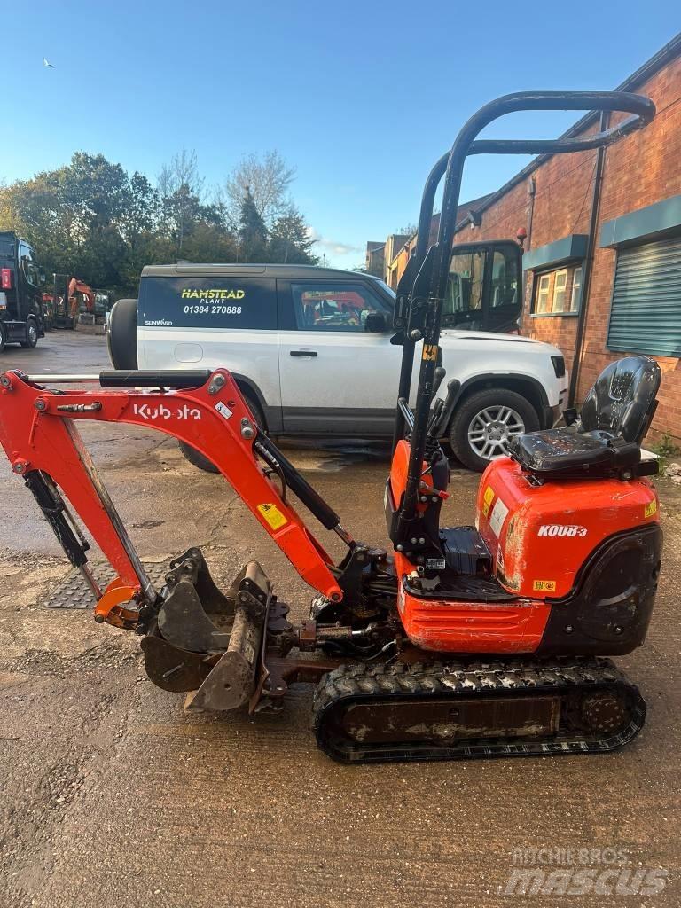Kubota K 008-3 حفارات صغيرة أقل من 7 طن (حفارات صغيرة)