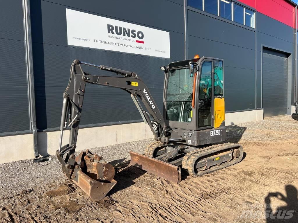 Volvo ECR 25 D حفارات صغيرة أقل من 7 طن (حفارات صغيرة)