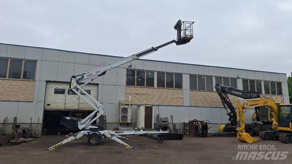 Dino 180 XT المنصات الهوائية المثبتة على مقطورة
