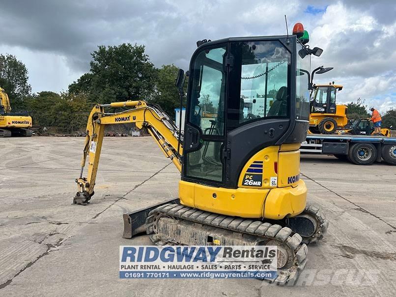 Komatsu PC 26 MR-5 حفارات صغيرة أقل من 7 طن (حفارات صغيرة)