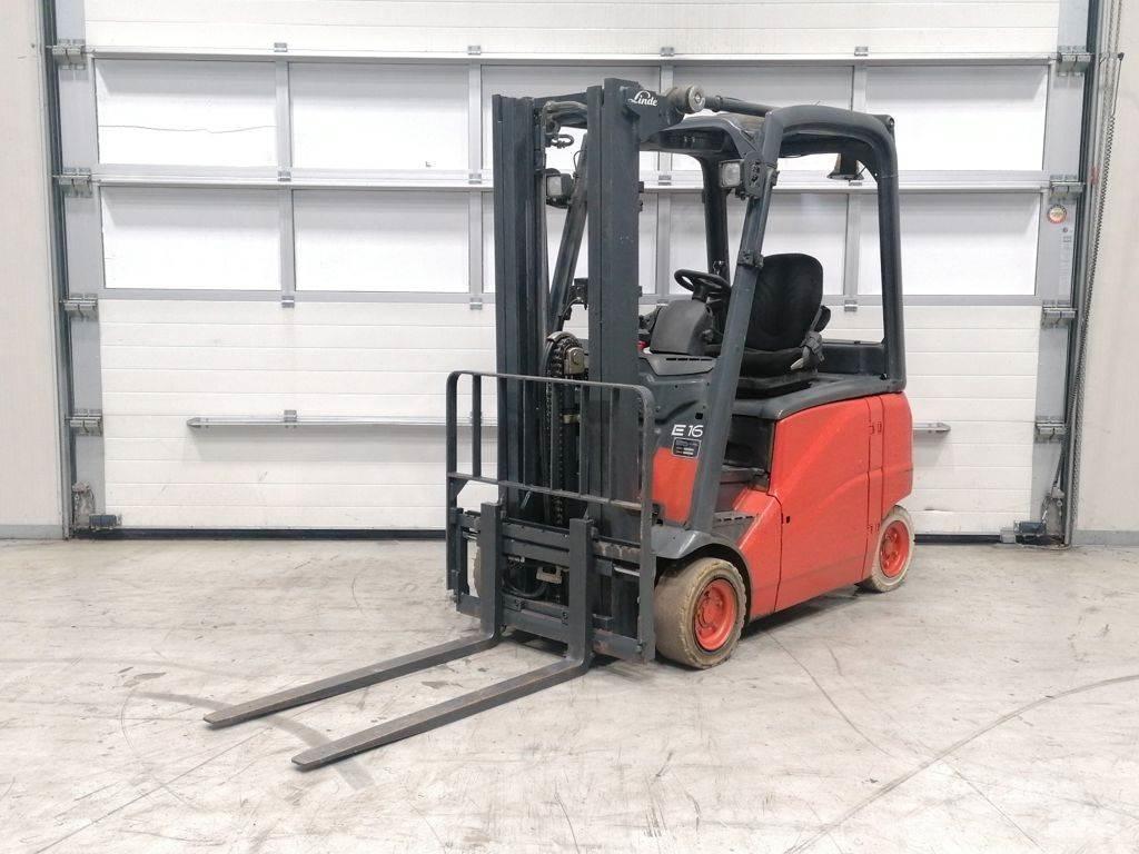 Linde E16PH-01 شاحنات ذات رافعات شوكية تعمل بالكهرباء