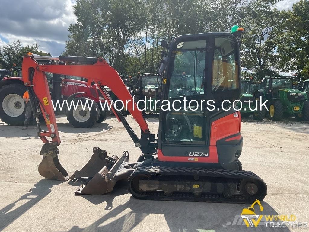 Kubota U 27-4 حفارات صغيرة أقل من 7 طن (حفارات صغيرة)