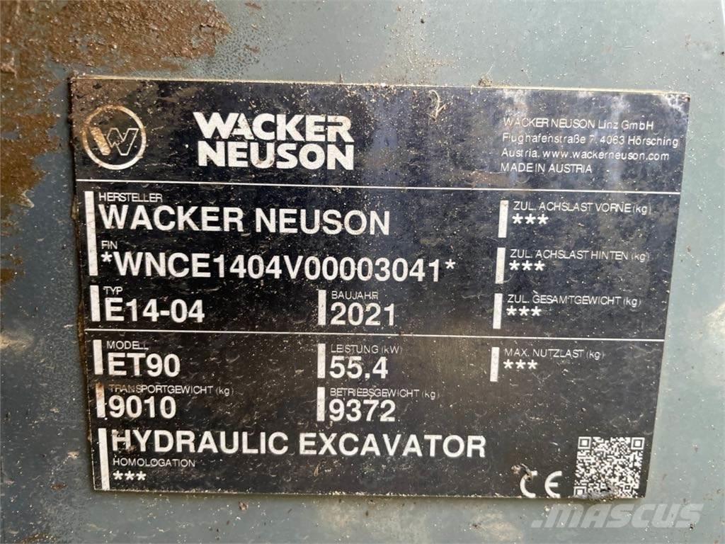 Wacker Neuson ET90 حفارات زحافة