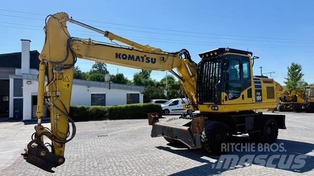 Komatsu PW 180-10 حفارات بعجل