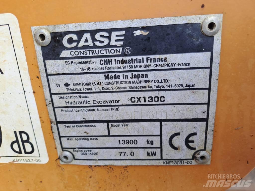 CASE CX 130 C حفارات زحافة