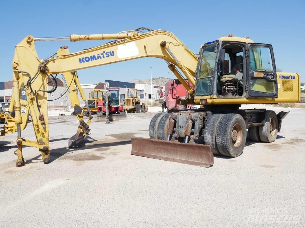 Komatsu PW 170 حفارات بعجل
