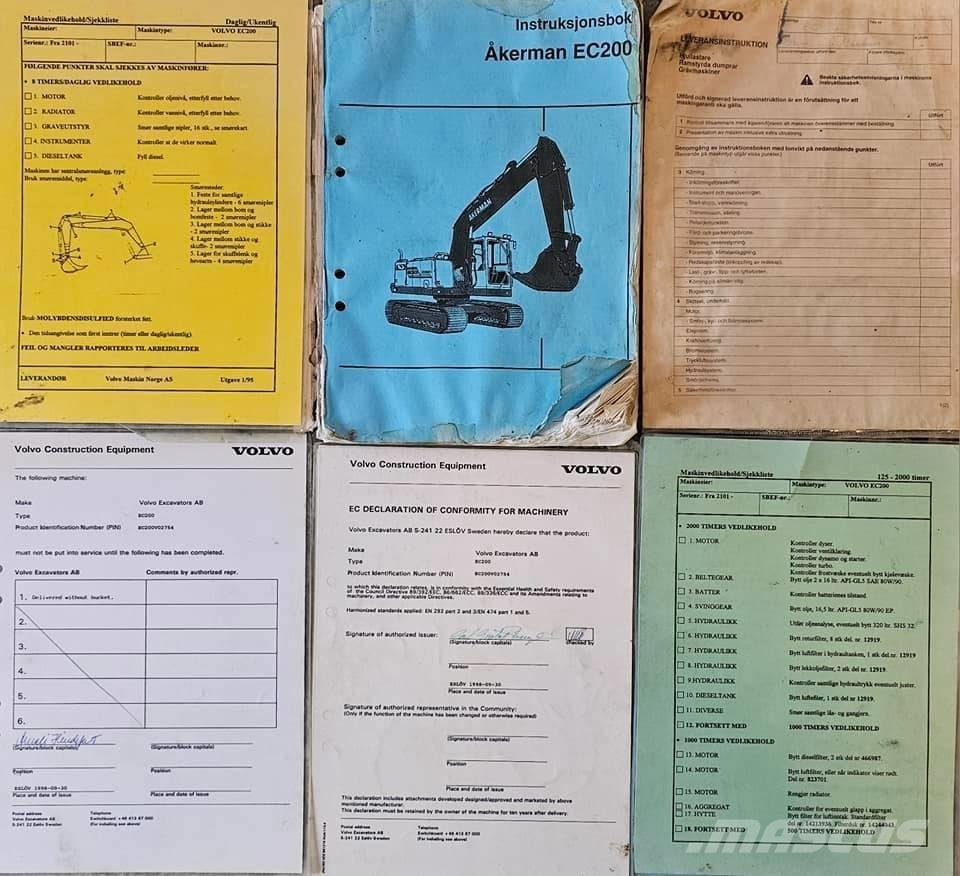 Volvo EC 200 حفارات زحافة