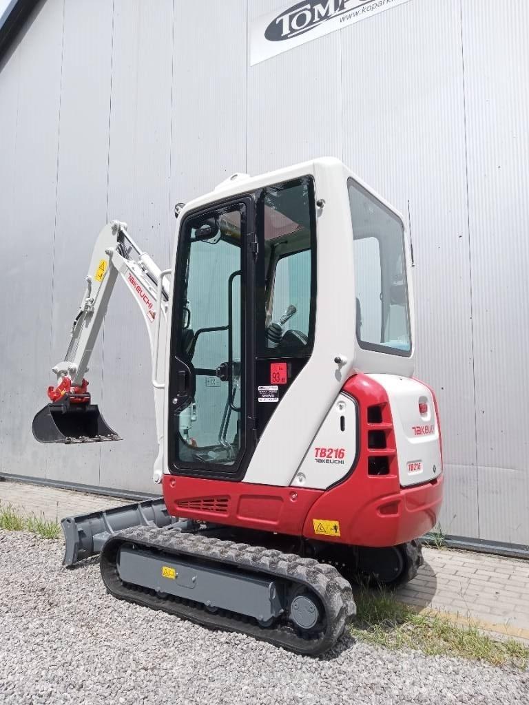 Takeuchi TB 216 حفارات صغيرة أقل من 7 طن (حفارات صغيرة)