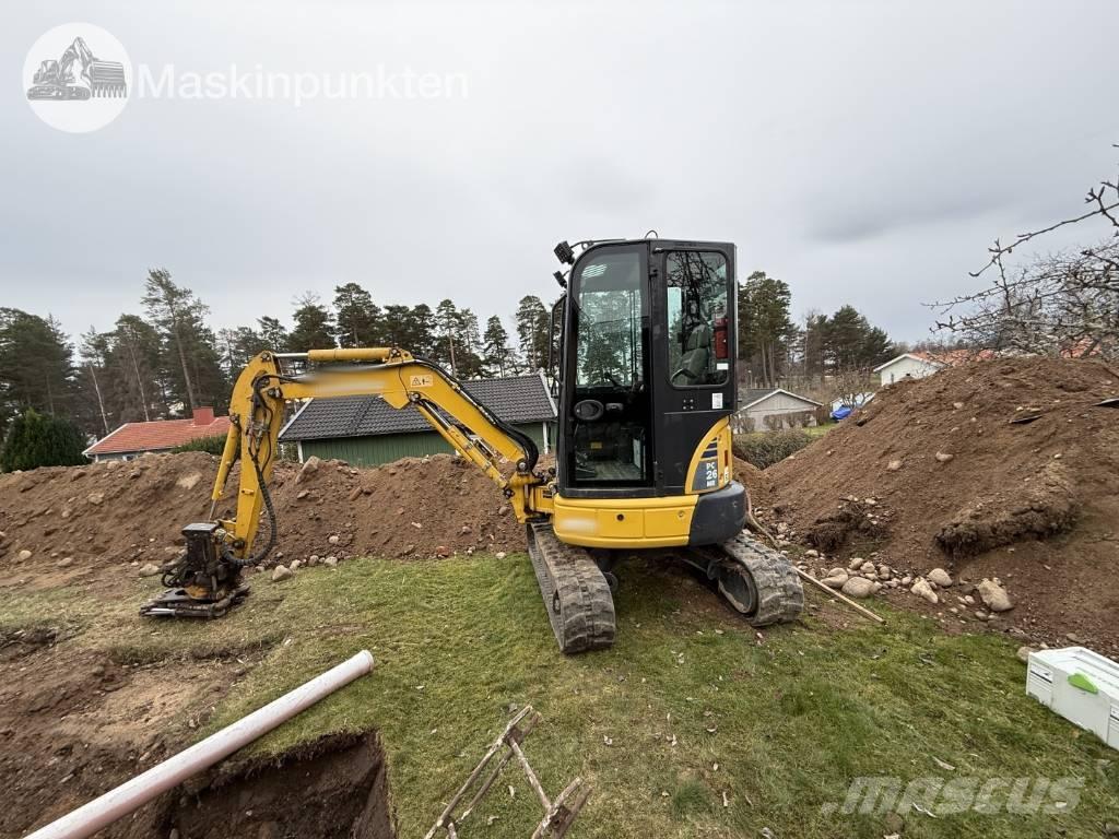 Komatsu PC 26 MR-3 حفارات صغيرة أقل من 7 طن (حفارات صغيرة)