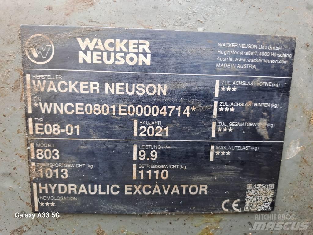 Wacker Neuson 803 حفارات زحافة