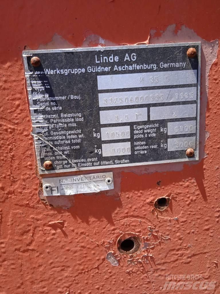 Linde H 35 D شاحنات الديزل