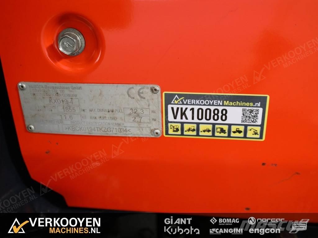 Kubota KX019-4 حفارات صغيرة أقل من 7 طن (حفارات صغيرة)
