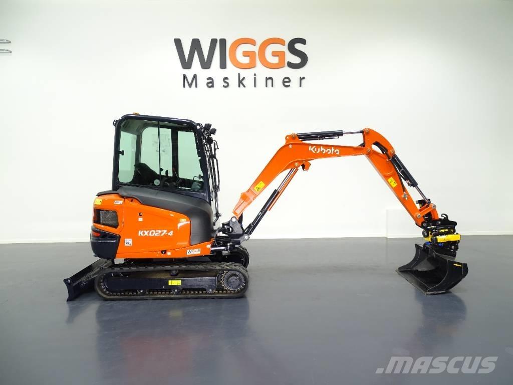 Kubota KX 027-4 حفارات صغيرة أقل من 7 طن (حفارات صغيرة)