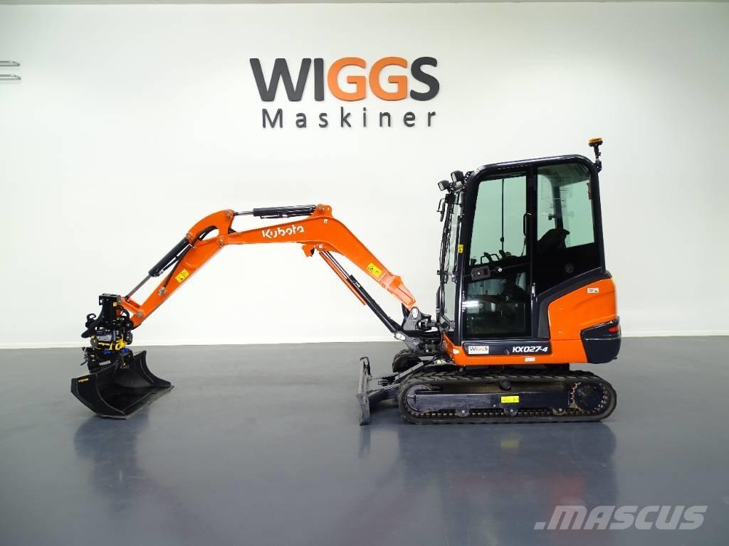 Kubota KX 027-4 حفارات صغيرة أقل من 7 طن (حفارات صغيرة)