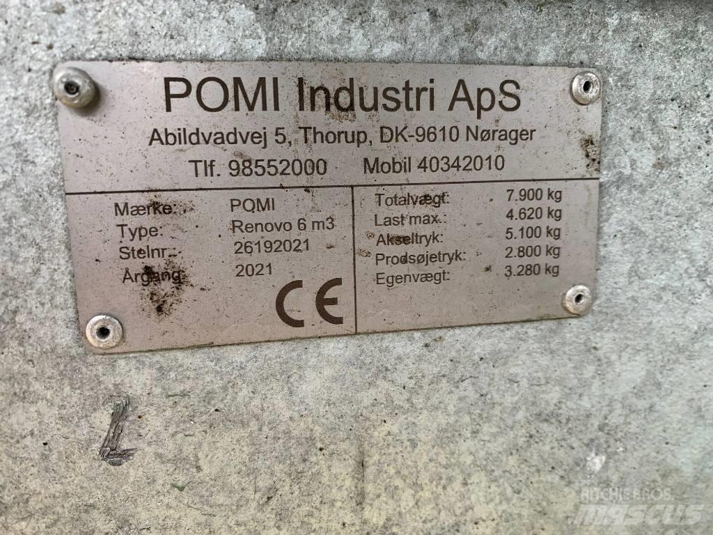 Pomi Renovo 6 m3 ضاغطات المخلفات