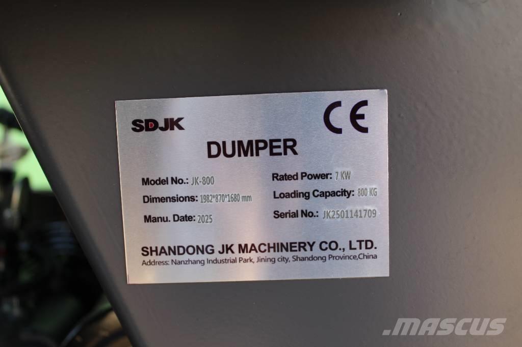  SDJK JK A800 شاحنات المخلفات الصلبة