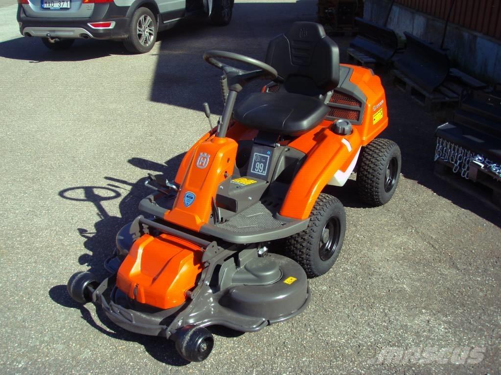 Husqvarna R 214 TC ركوب الحشائش