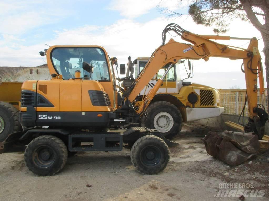 Hyundai R 55W 9A حفارات صغيرة أقل من 7 طن (حفارات صغيرة)