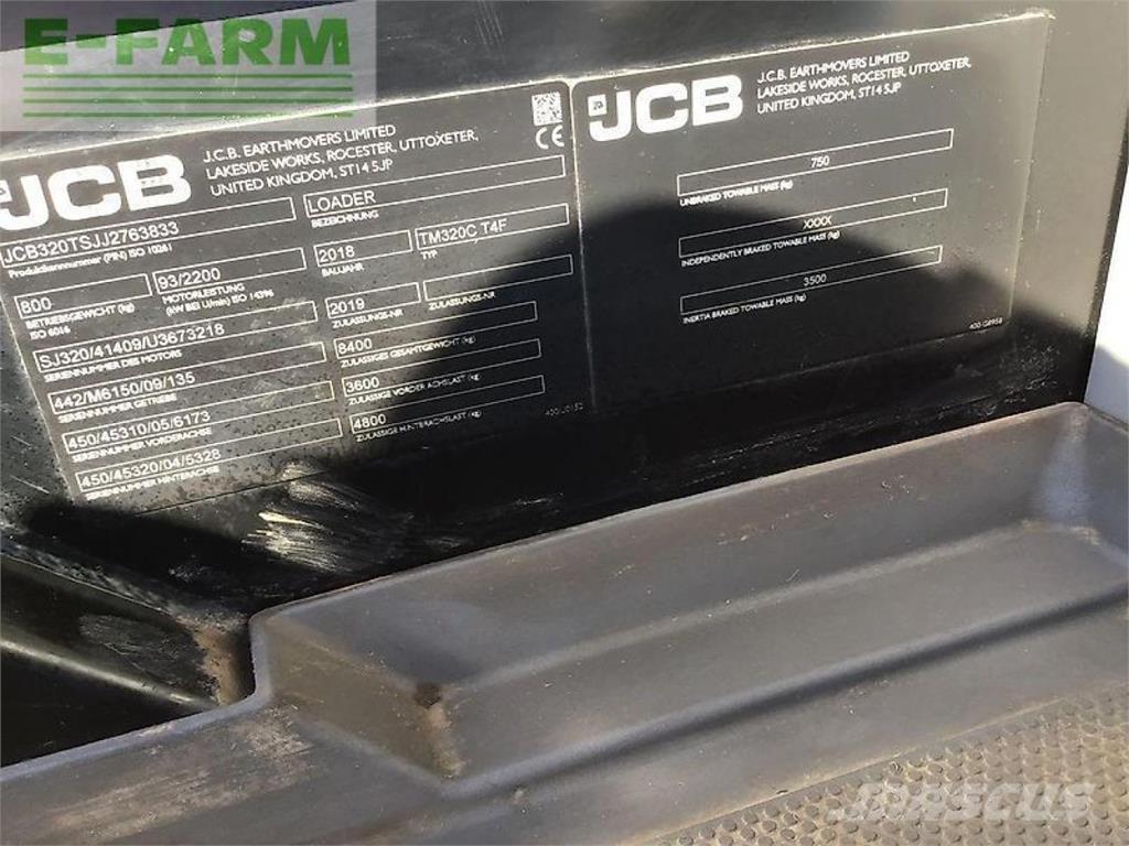 JCB tm320 معدات مناولة لأغراض الزراعة