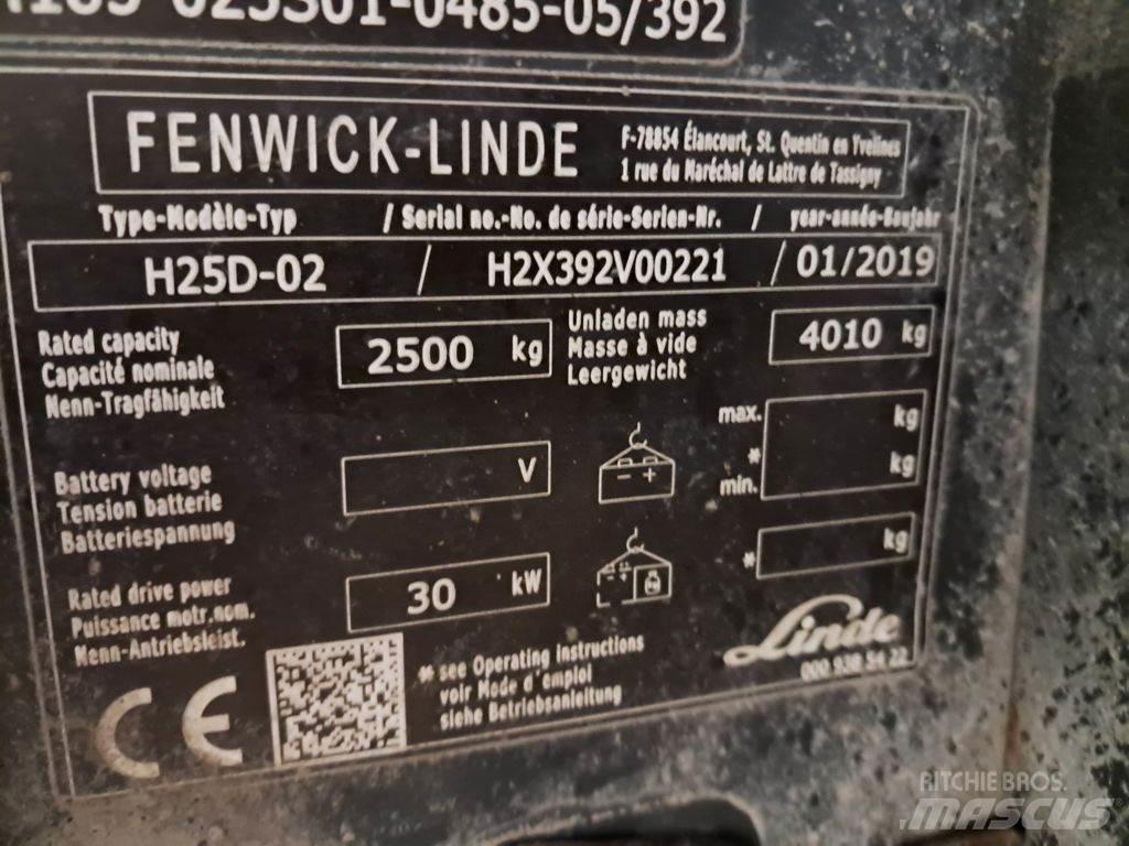 Linde H25D-02 شاحنات الديزل
