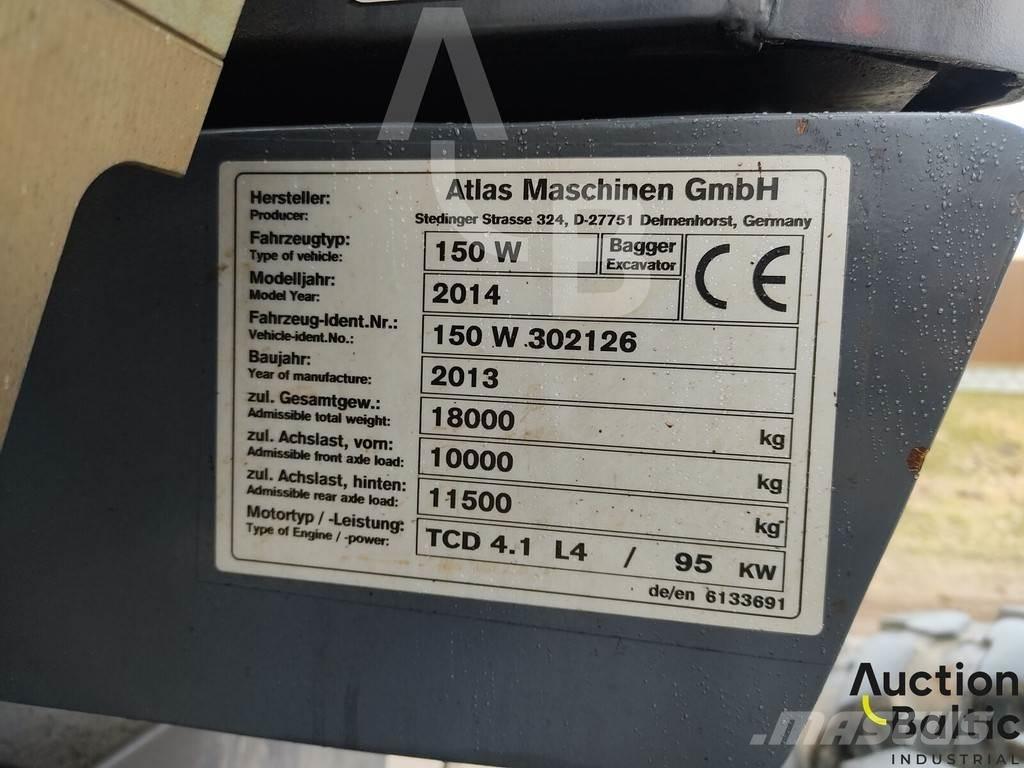 Atlas 150 W حفارات بعجل