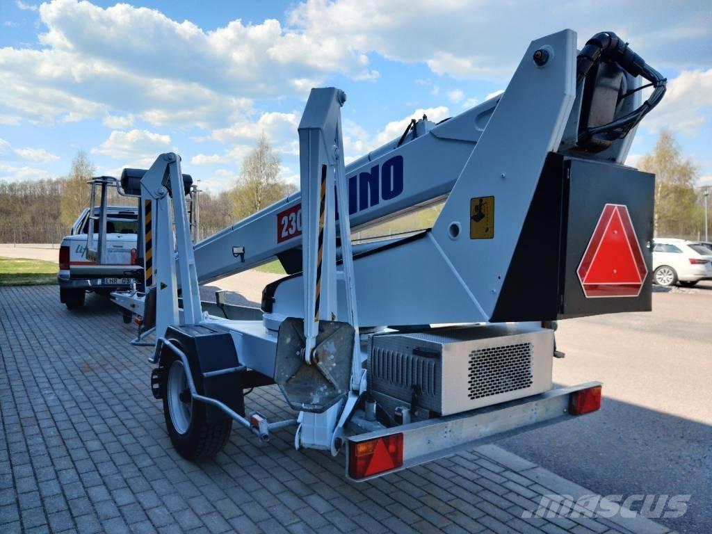 Dino 230 T Skylift المنصات الهوائية المثبتة على مقطورة