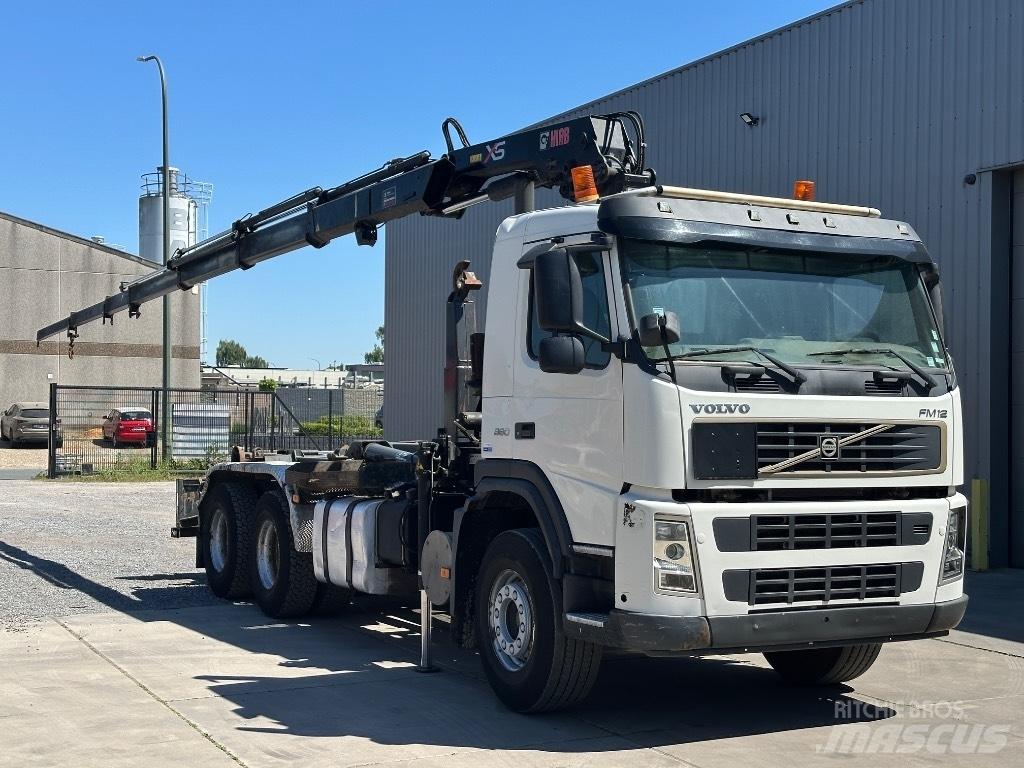 Volvo FM 12 380 شاحنات الرافعات الخطافية