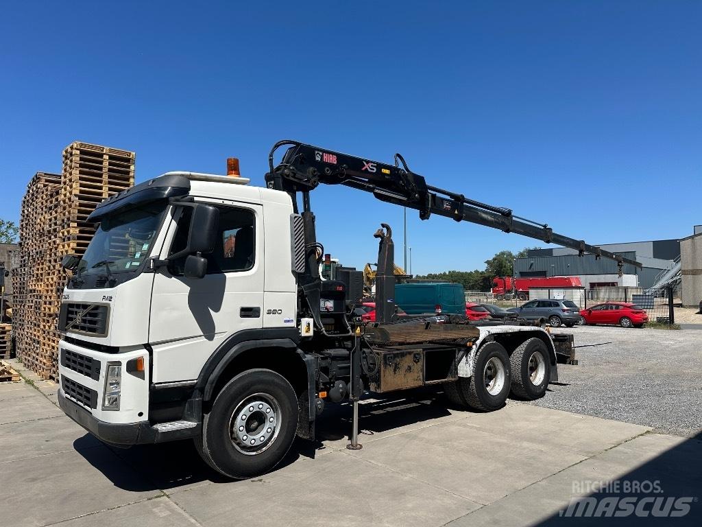 Volvo FM 12 380 شاحنات الرافعات الخطافية