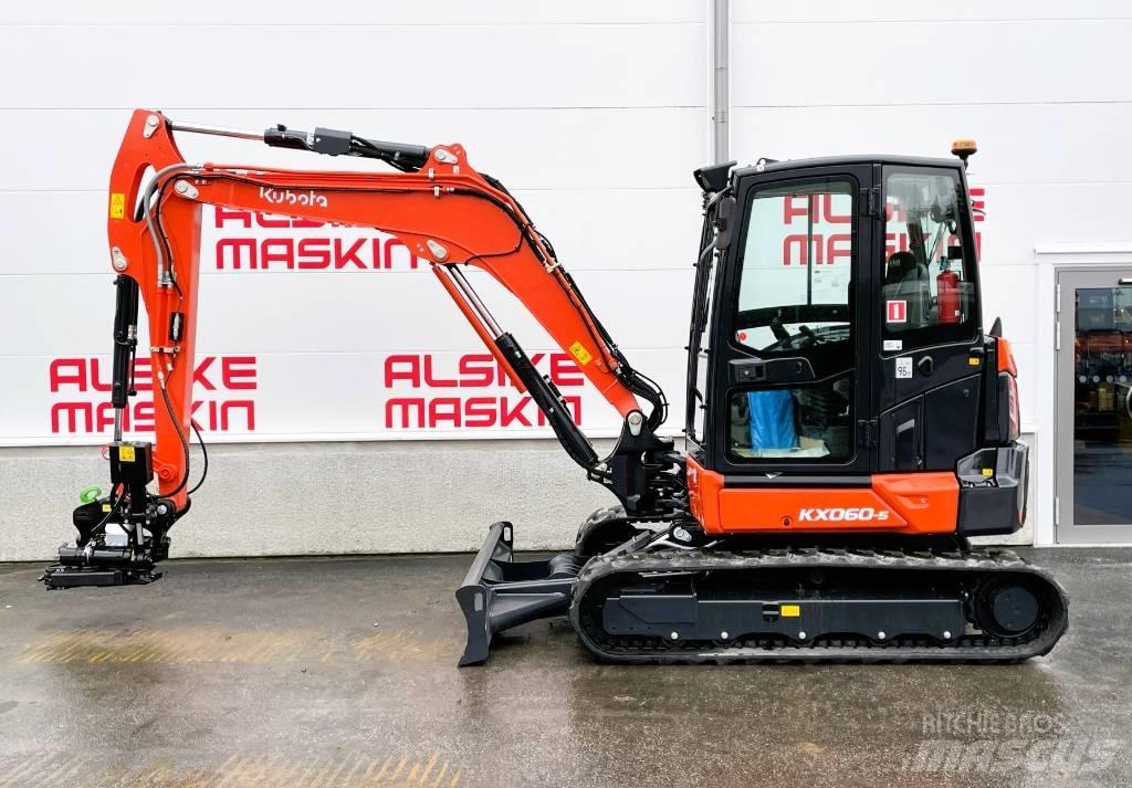 Kubota KX 060-5 حفارات صغيرة أقل من 7 طن (حفارات صغيرة)