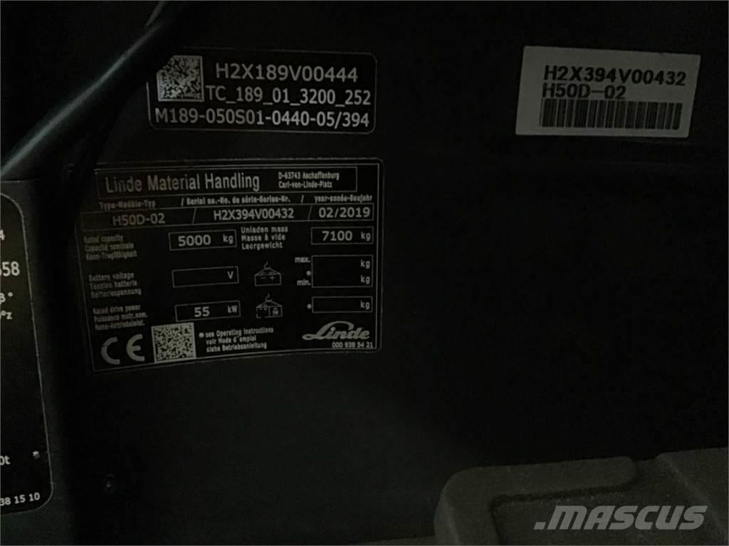 Linde H50D شاحنات الديزل