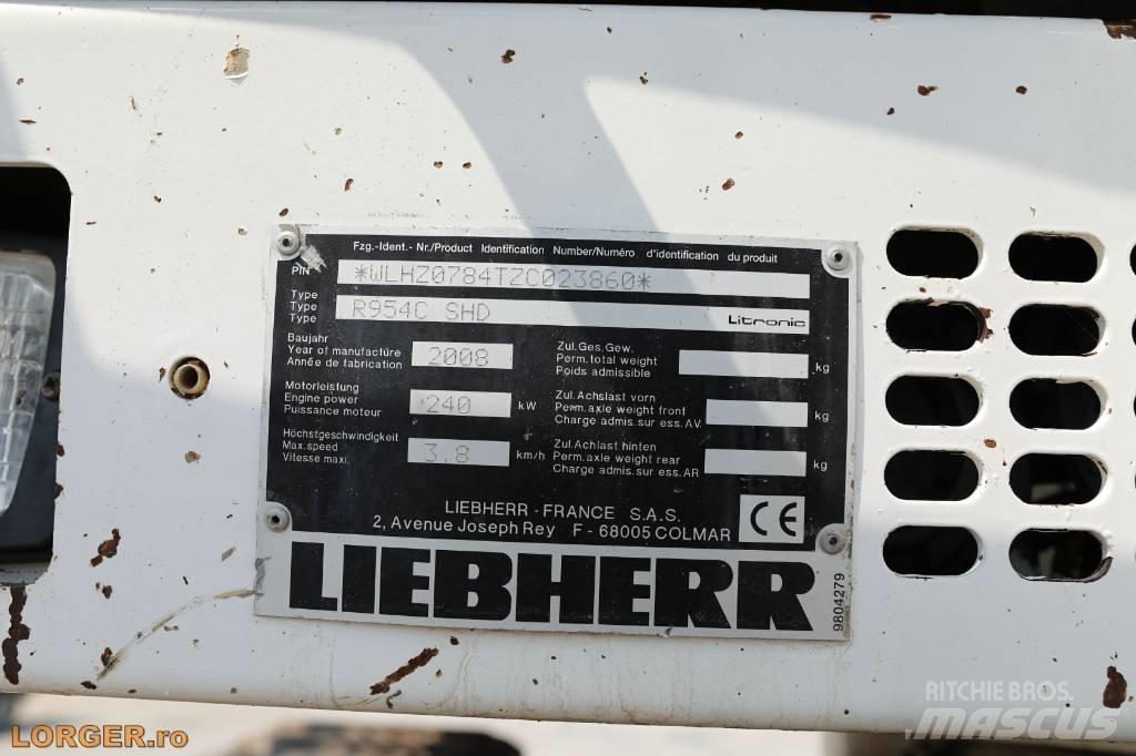 Liebherr R954 C SHD حفارات زحافة