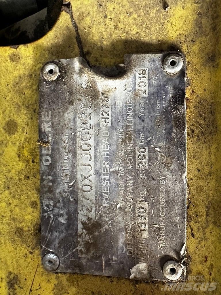 John Deere H 270 رؤوس حصادات