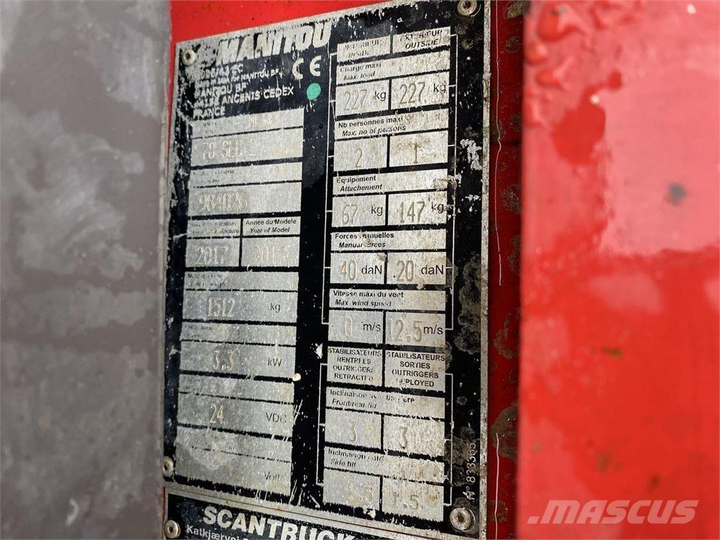 Manitou 78SEC رافعات مقصية الشكل