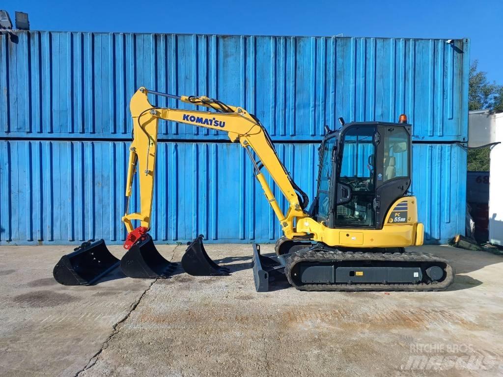 Komatsu PC 55 MR-5 حفارات صغيرة أقل من 7 طن (حفارات صغيرة)