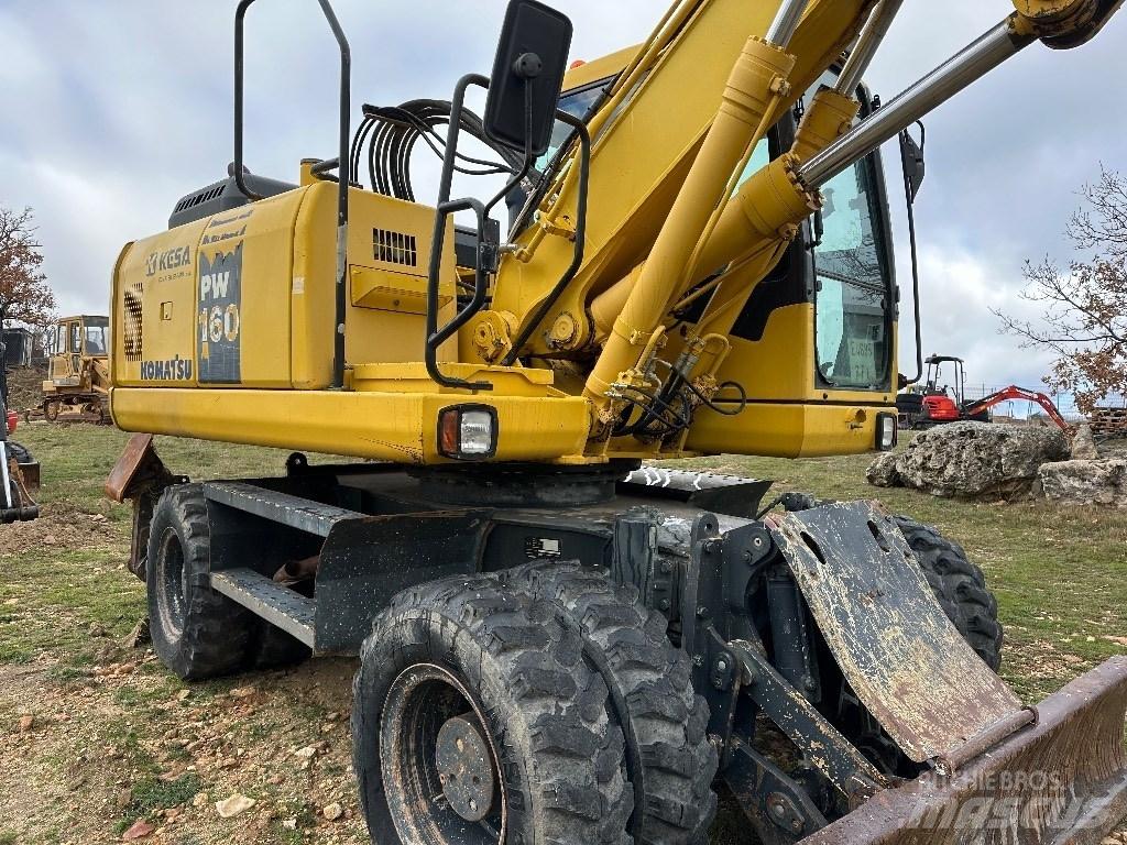 Komatsu PW 160-7E0 حفارات بعجل