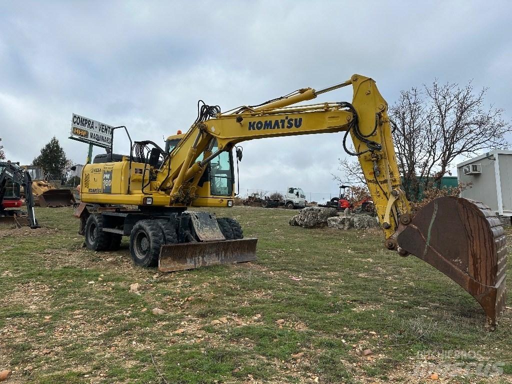 Komatsu PW 160-7E0 حفارات بعجل