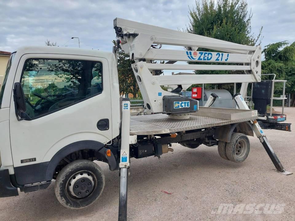 CTE ZED 21 J المنصات الهوائية المثبتة على شاحنة