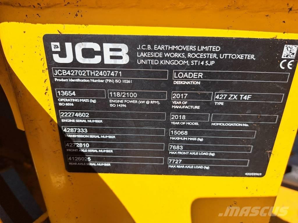JCB 427 ZX لوادر بعجل