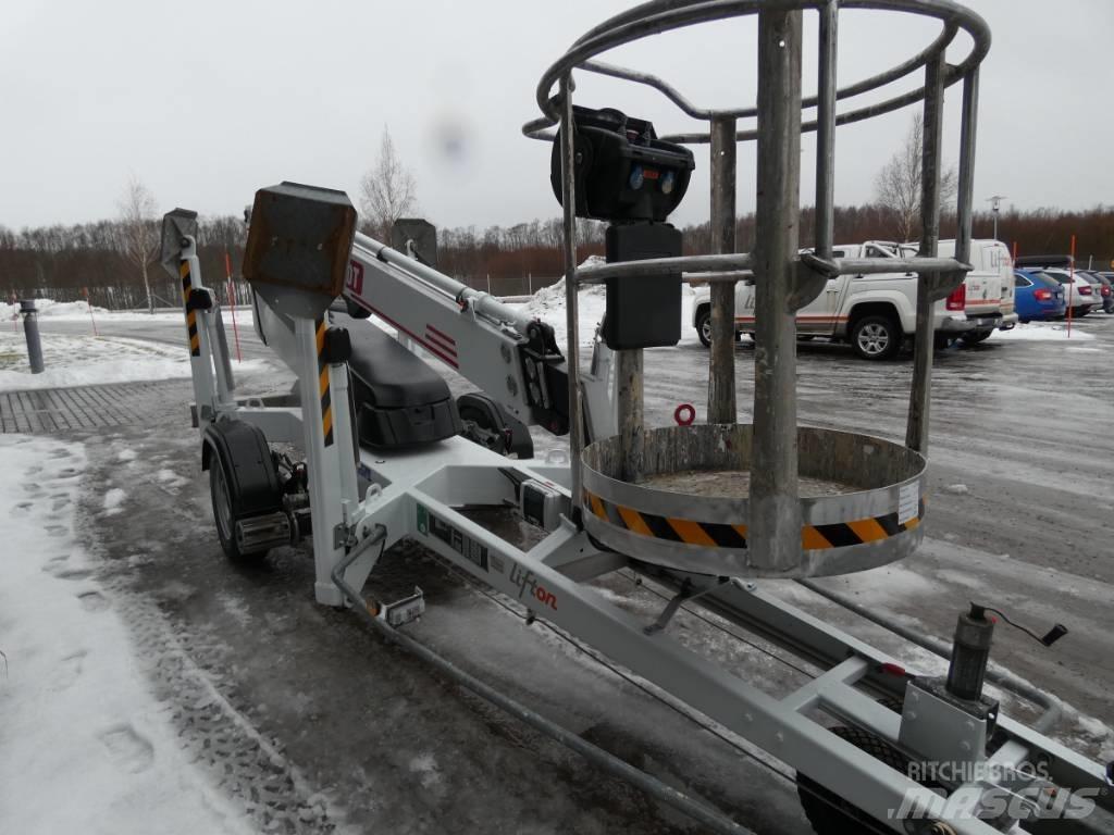 Dino 120 T Skylift المنصات الهوائية المثبتة على مقطورة