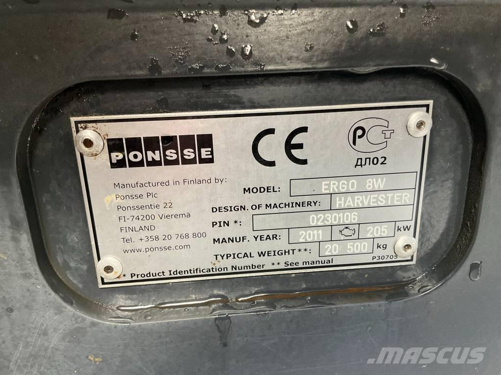 Ponsse ERGO 8W حصادات