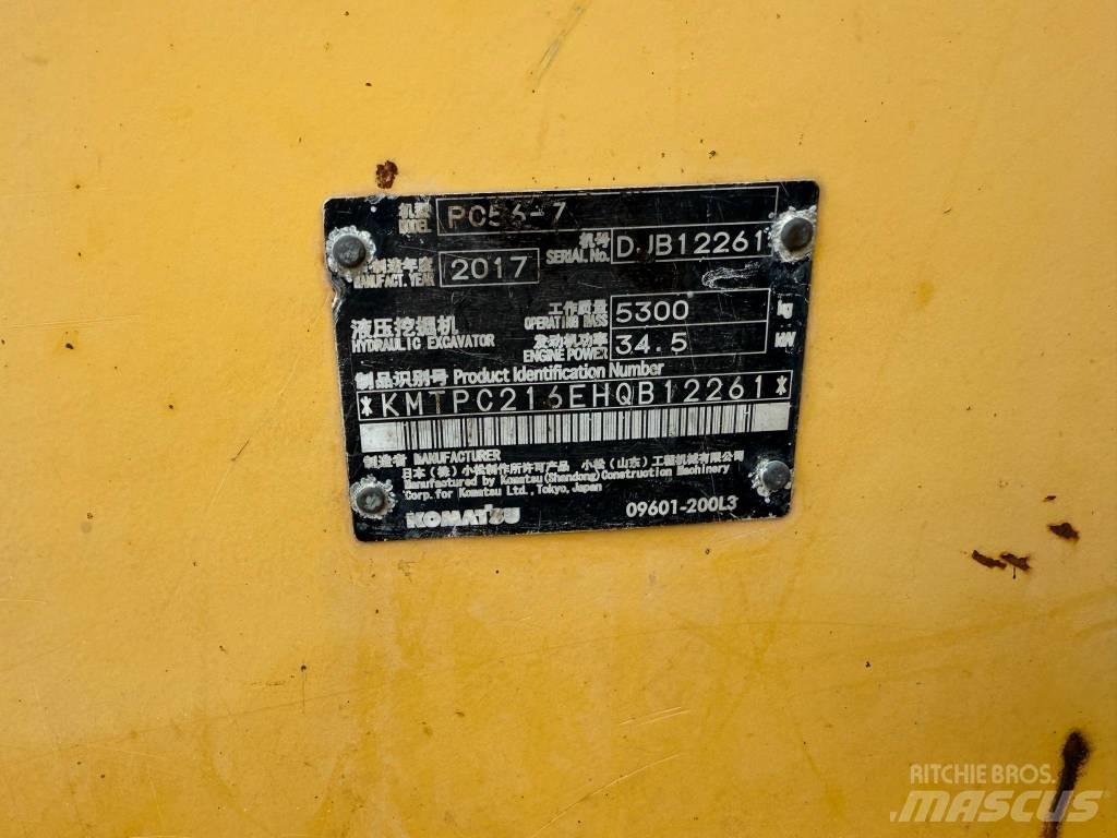 Komatsu PC 56-7 حفارات صغيرة أقل من 7 طن (حفارات صغيرة)