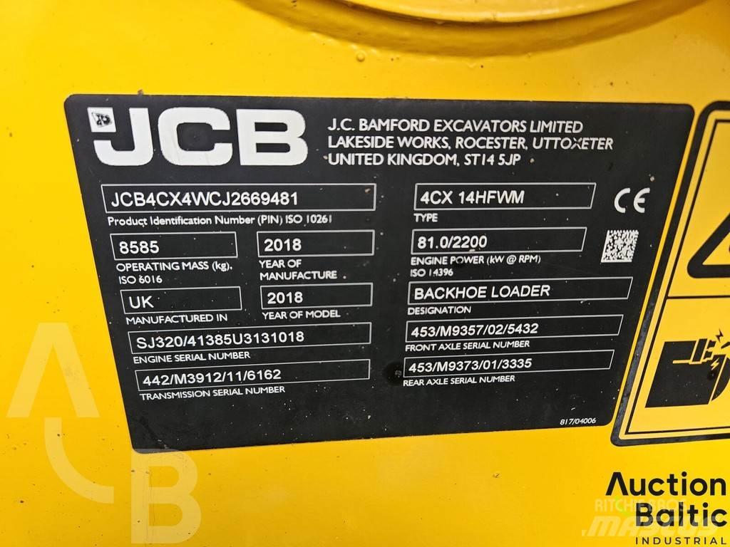 JCB 4 CX لوادر ذات جرافات عكسية