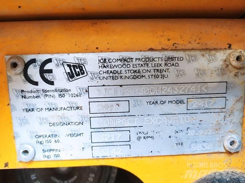 JCB 8030 ZTS حفارات صغيرة أقل من 7 طن (حفارات صغيرة)