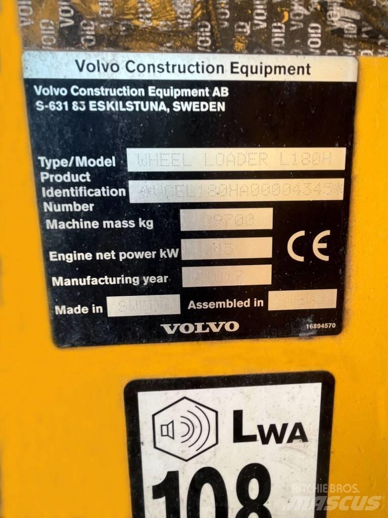 Volvo L180H لوادر بعجل